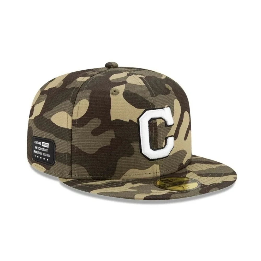 Cleveland Indians‎ Camo Promodel Hat 7 1/4
